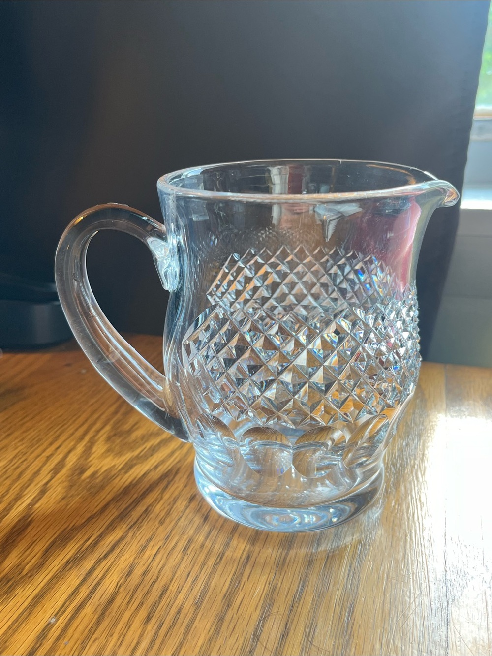 Vintage Waterford Crystal Colleen Pattern Jug Pitcher Signed / Marked - 2184